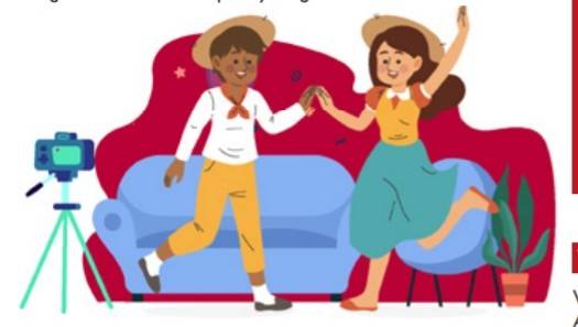 Ilustración que muestra a dos personas bailando 