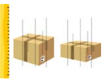 ilustración que muestra dos cajas de diferente tamaño