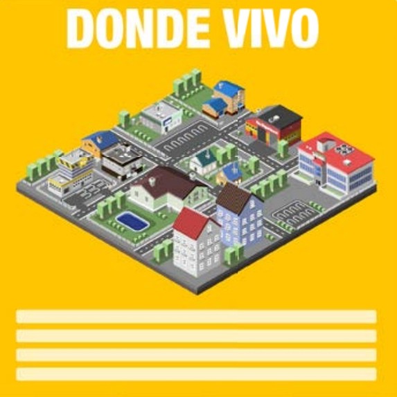 Ilustración que muestra varios edificios en una manzana 