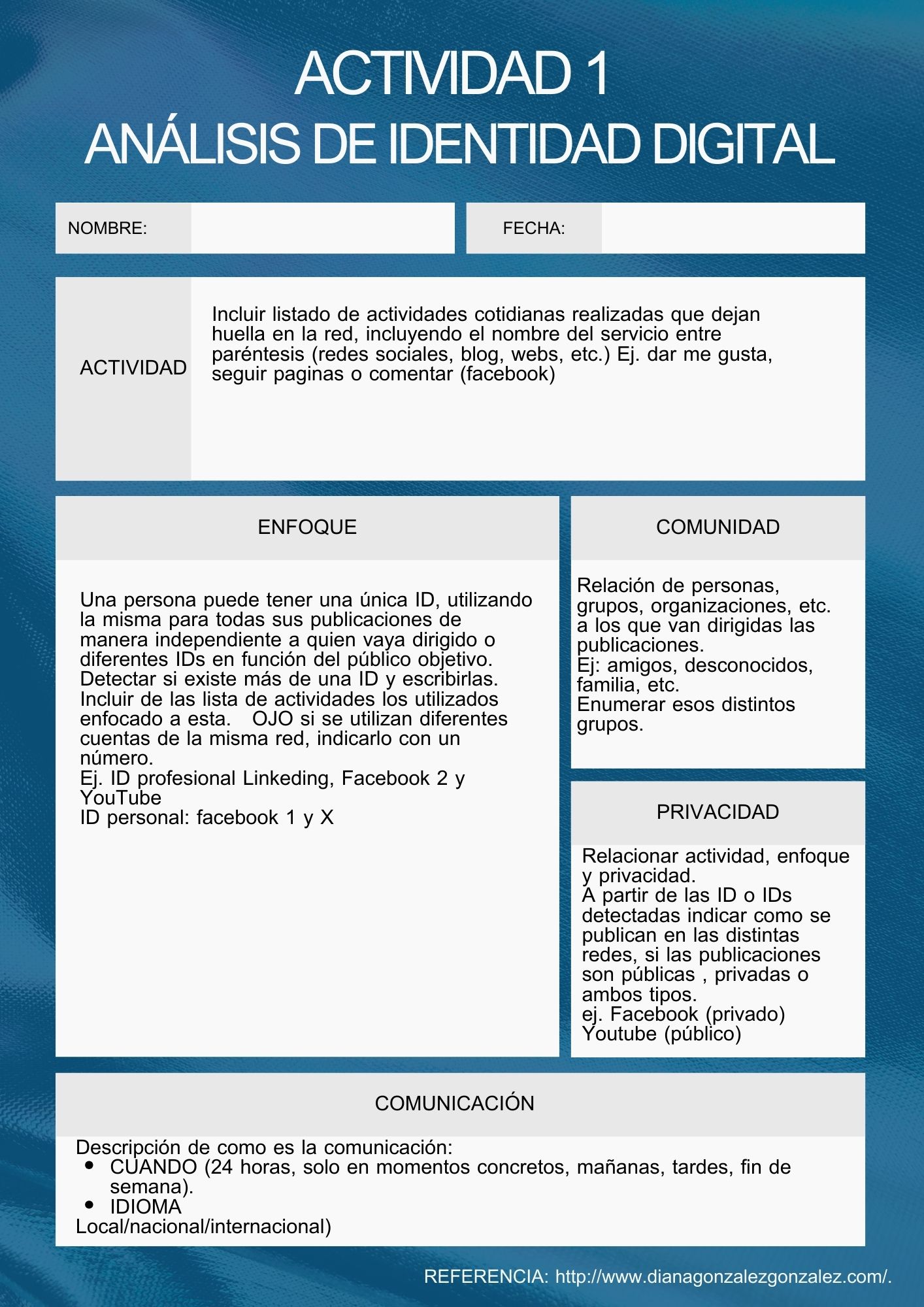 Plantilla de taller