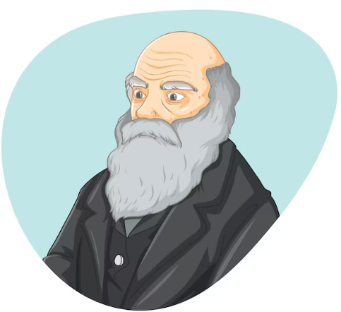 Ilustración de Charles Darwin
