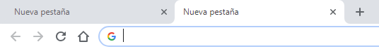 Figura 2. 3  – Pestañas del navegador Google Chrome